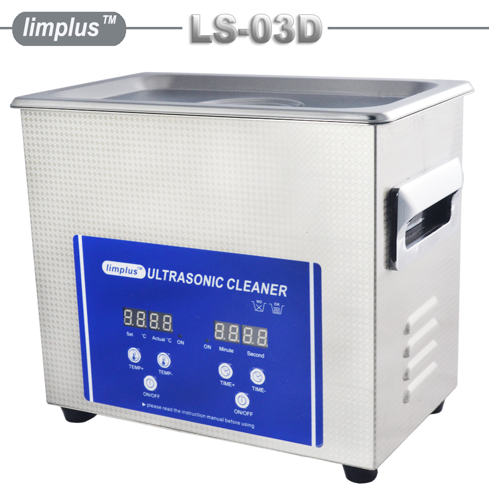 Limplus Ultrasonic Jewelry Cleaner LS-03D (Digital 3.2Liter)