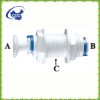 014A bulkhead plastic tube connector for water treatment