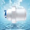 021-A straight plastic male connector for water treatment