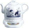 1.0L 360degree rotation cordless porcelain electric water kettle