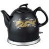 1.0L Black ceramic electric kettle