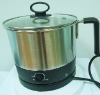 1.0L stainless steel electric kettle/cordless electric jug kettle/ss electric kettle