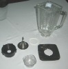 1.25L square glass Oster blender spare parts: jar and blade, base