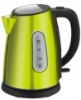 1.2l green color stainless steel electric kettle