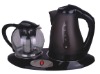 1.7L Plastic Electric kettle set /tea maker (Black or Blue) with CB CE EMC GS approvals
