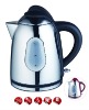 1.7L stainles steel and 360 degree rotational electric kettle