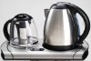 1.7L stainless steel electric kettle set