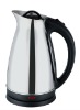 1.8L Black Cordless Stainless Steel Electric Kettle