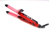1" Straight & Curl Styling Iron RED / PINK A2234