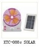 10" Mini rechargeable fan with radio & LED light