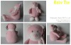 10" Pink Bear Baby Toy
