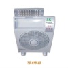 10" Rechargeable fan with 30PCS LED