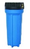10'' in-line water filter housing, with air release button