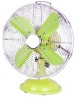 10 inch Metal Desk Fan with green color