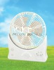 10" mini battery operated Rechargeable fan  with emergency lights