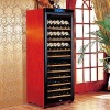 100 bottles wooden wine cooler
