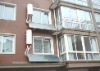100L balcony hanging black chrome panel solar heating system