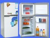 109L Double door top freezer down cooler refrigerator
