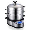 1100W 2 layers Stainless steel Food Steamer with CE CB CCC