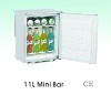 11L Mini Refrigerator, Mini Hotel Fridge, Bar cooler