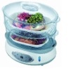 12.8L 1200W  2 Plastic Layers Food Steamer with CE/CB