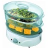 12.8L 1200W  2 Plastic Layers Food Steamer with CE/CB