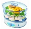 12.8L 1200W 2 Plastic Layers Food Steamer with CE/CB