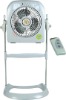 12" Battery operated fan ,Rechargeable fan with remote and LED light