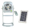 12" Solar Rechargeable Fan ,stand fan ,new energy fan with LED light