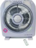 12" battery operated fan Rechargeable Fan with LED light