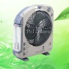 12" oscillating radio rechargeable emergency fan w/ LIGHT XTC-168C
