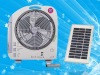 12" solar fan with remote control & radio XTC-168B