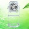 12" stand emergency fan,rechargeable fan with LED light XTC-1226A