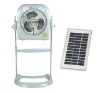 12" stand solar fan,rechargeable fan with light XTC-1226A pedestal fan
