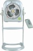12" stand solar fan with remote control and light