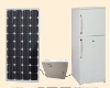 125w solar home system with DC 12v solar fridge 170L refrigerator