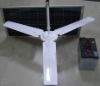12V.DC 48inch solar ceiling  fan