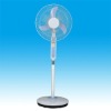 12V DC oscillating LED emergency solar electrical battery operated fan