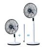 12V DC rechargeable fan(9 wind speed, timer function,remote control)