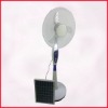 12Volt  DC Solar Lantern Fan With LED