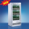 139L Mini Display Beverage Showcase With Two Glass Doors Openable From front and back