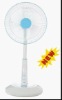 14" Stand Oscillating Rechargeable Fan W/Lights