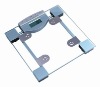 150kg transparent glass electronic body fat/water scales