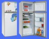 159L Double door top freezer down frige refrigerator