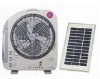 15W Rechargeable Solar Fan With Solar panel