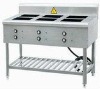 15kw six burners comercial  induction stove