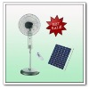 16" Industrial Rechargeable SOLAR Stand Fan