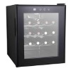 16 bottle thermoelectric wine cooler with smoke glass