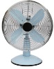 16 inch metal table fan with light blue color