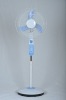 16" recharge emergency electric stand fan with led light CE-12V16E
